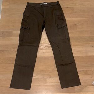 CARHARTT MEN'S CARGO RELAXED FIT RUGGED FLEX WORK PANT - DARK COFFEE